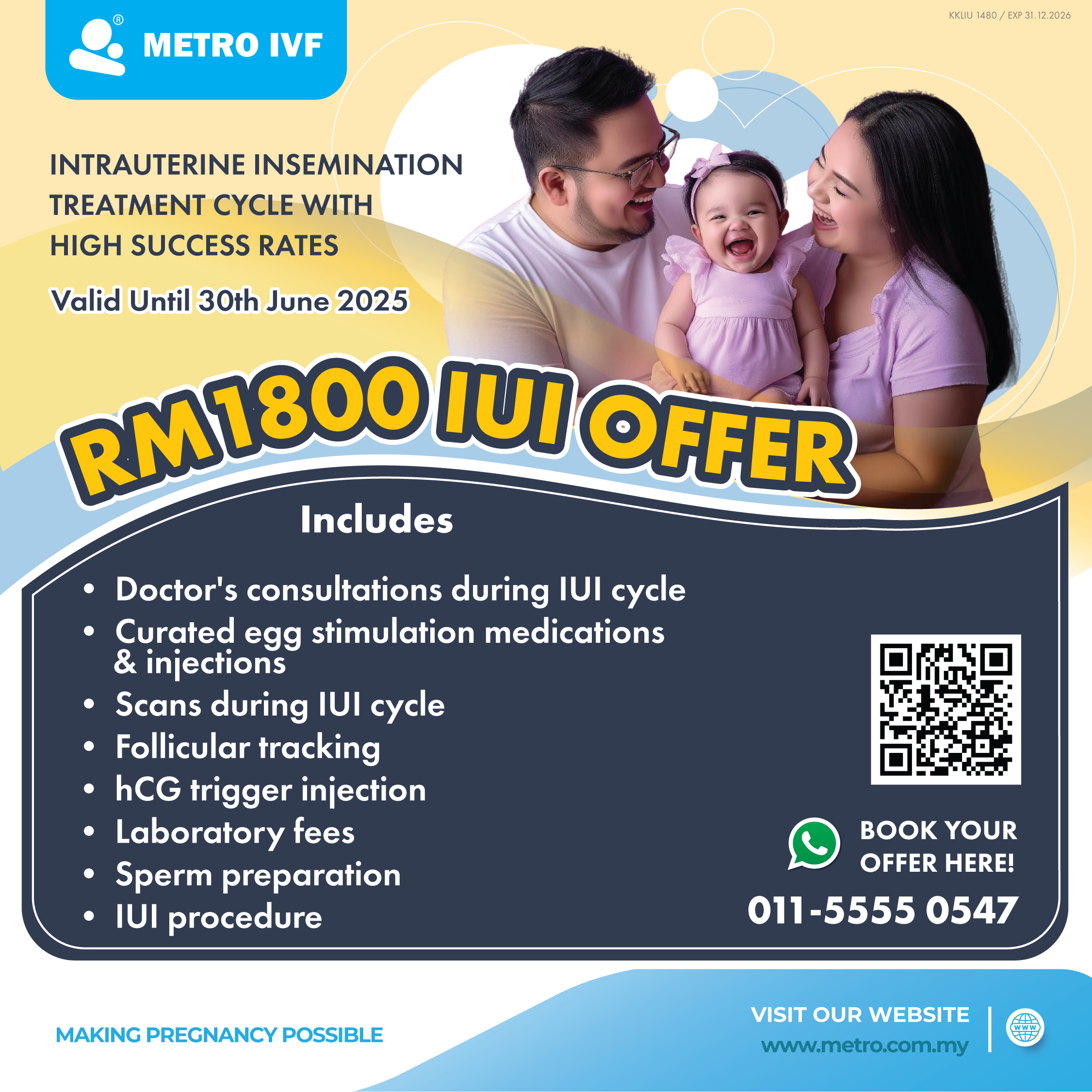 Metro IVF Melaka – Klinik Kesuburan Terbaik untuk Rawatan Fertiliti & Kehamilan Sukses