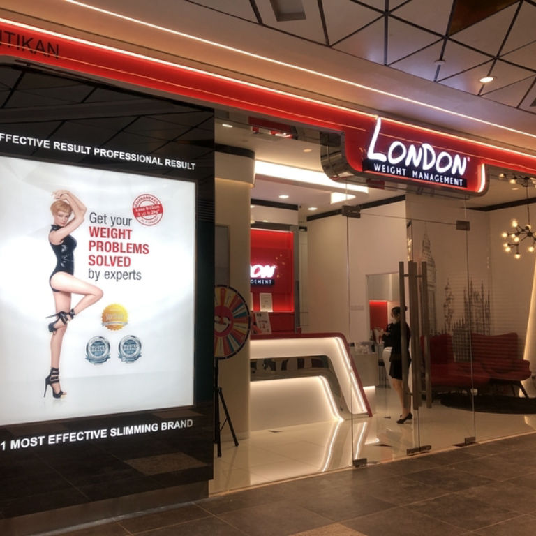 Pengurusan Berat Badan London di Sunway Carnival Mall, Seberang Jaya – Jenama Slimming No. 1
