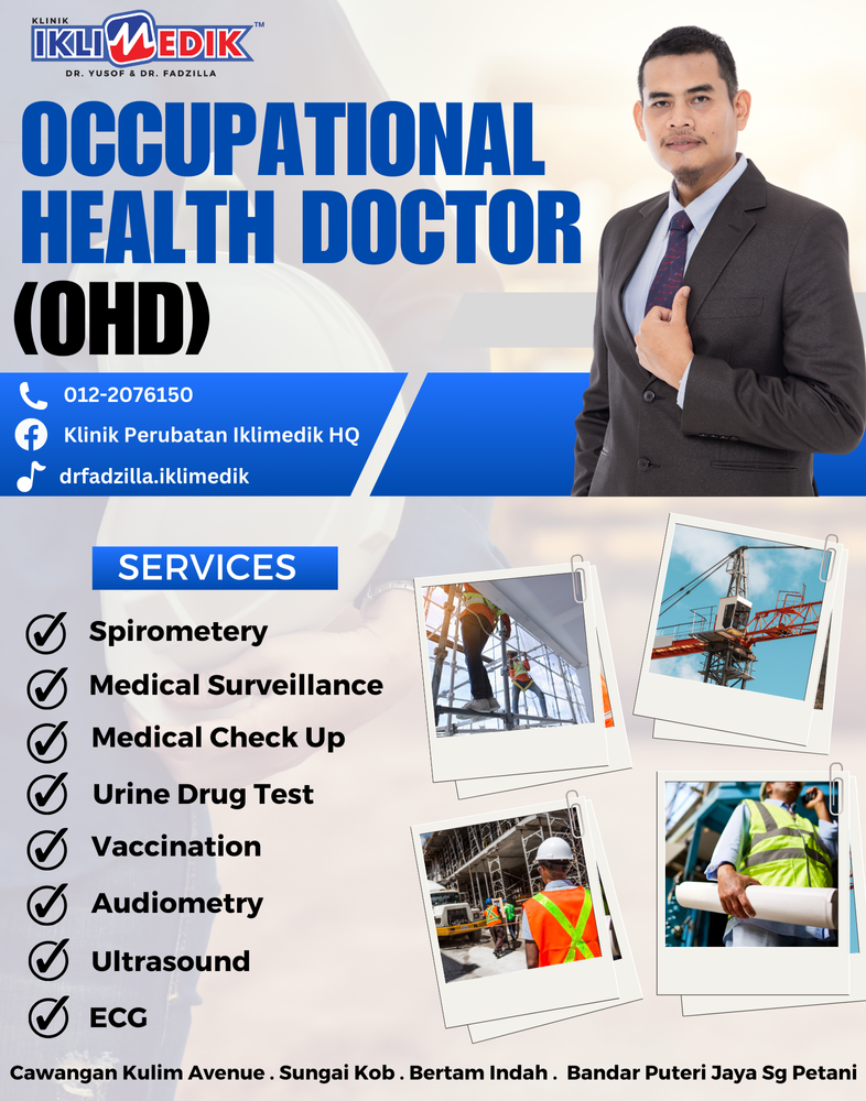 Klinik Perubatan Iklimedik Bertam Indah – Dr Yusof & Dr Fadzilla | Rawatan Kesihatan & Perkhidmatan Medikal