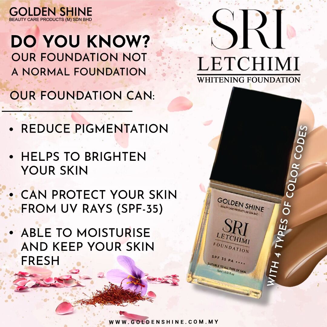 Produk Penjagaan Kecantikan Golden Shine oleh SRI LETCHIMI – HQ Penang