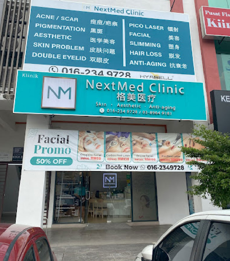 NextMed Clinic Cheras – Pakar Estetik & Dermatologi Kulit, Rawatan Kecantikan Premium