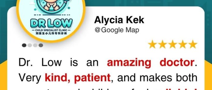 Klinik Pakar Kanak-kanak Batu Pahat – Dr Low | Pakar Kanak-kanak Terpercaya