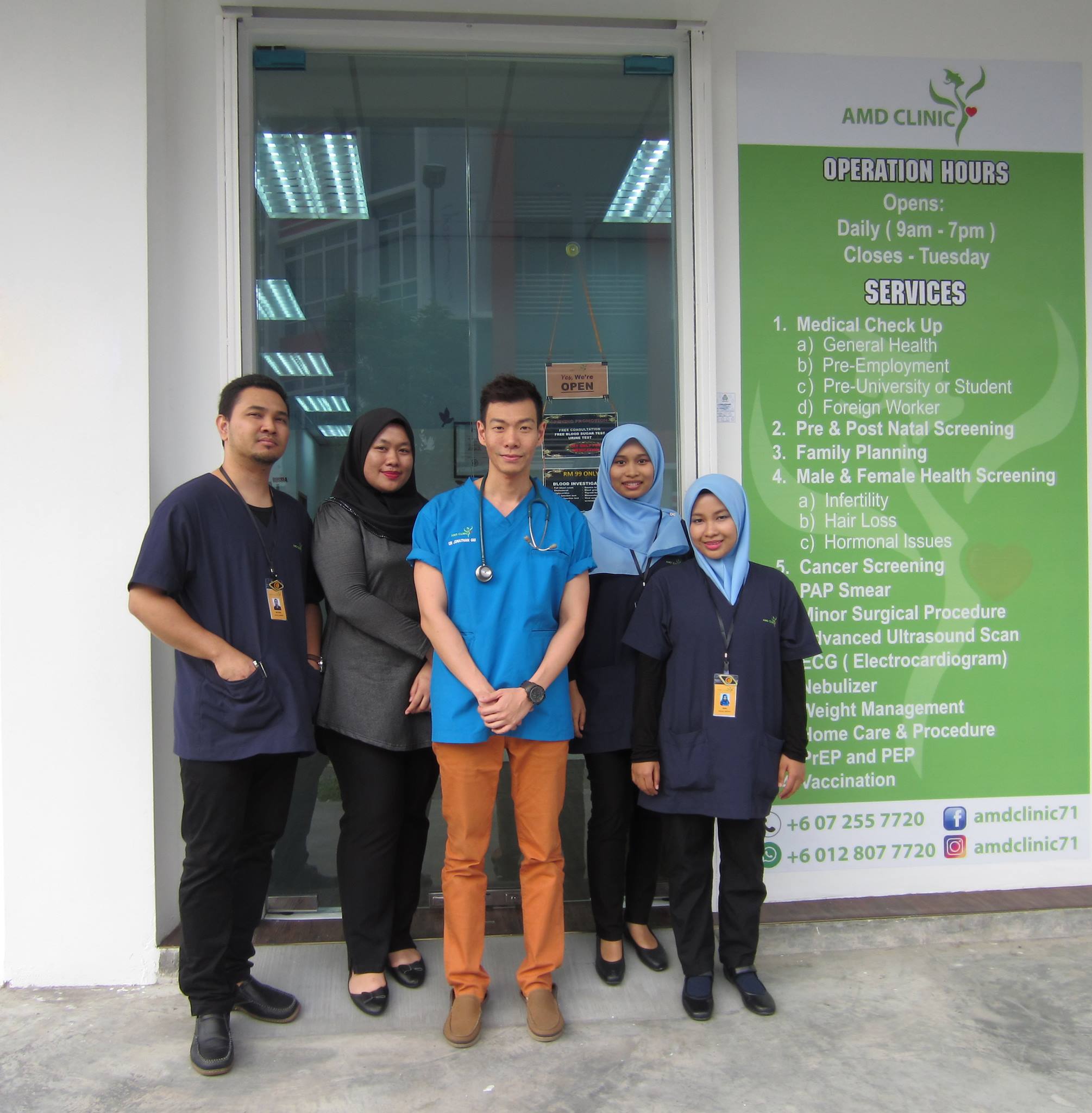Klinik AMD Pasir Gudang: Rawatan Kesihatan Profesional & Perkhidmatan Kecantikan
